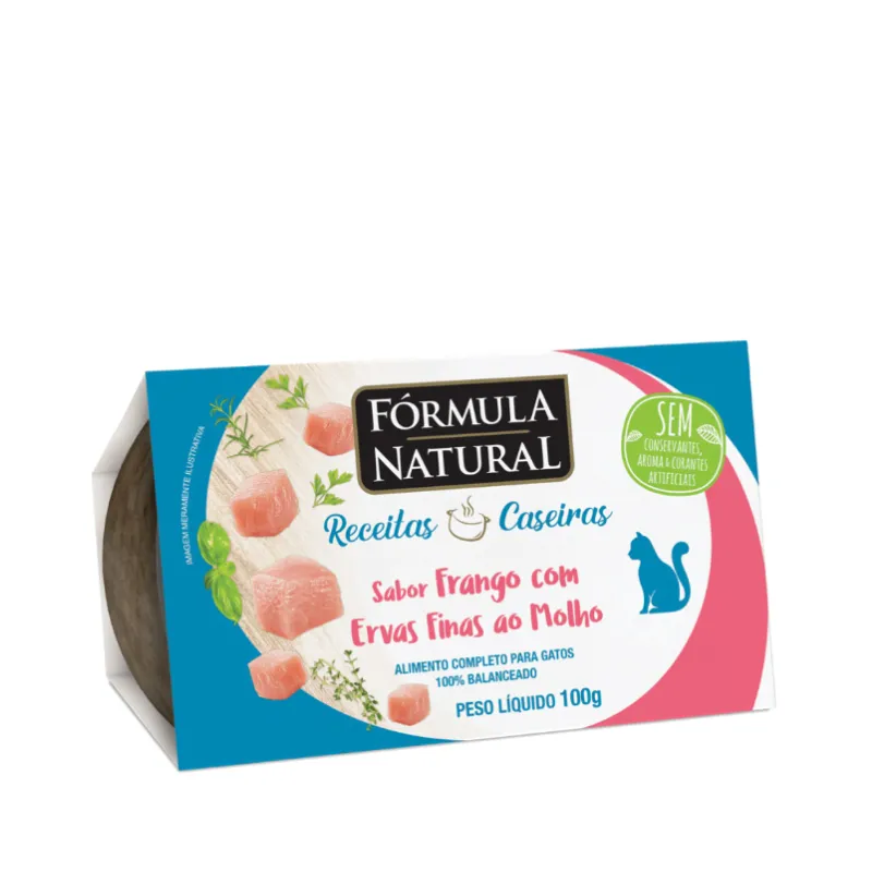  Formula Natural Wet Food Homemade Recipes Adult Cats (Chicken with Fine Herbs) 100g