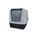 Grey Luxury Closed Cat Litter box