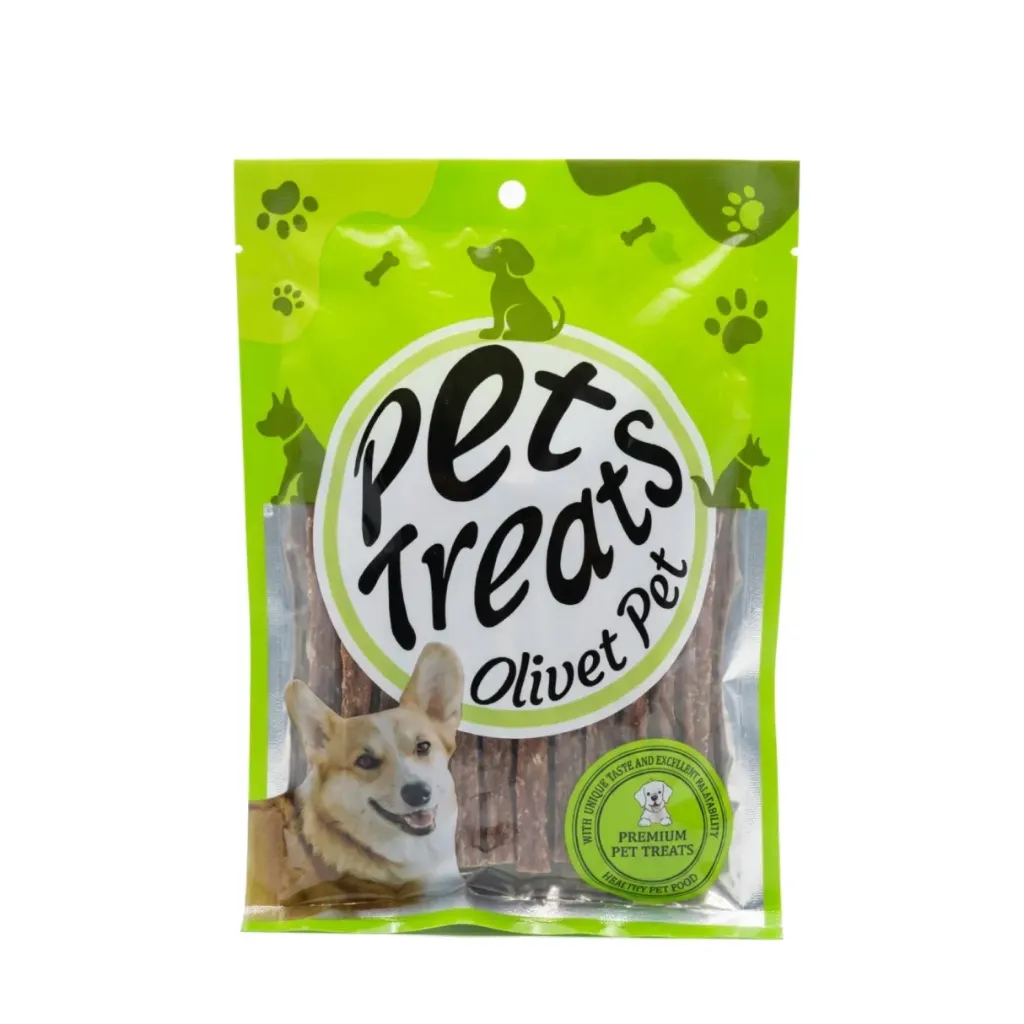 Olivet Pet Dog Treat (jerky beef sticks) 100g