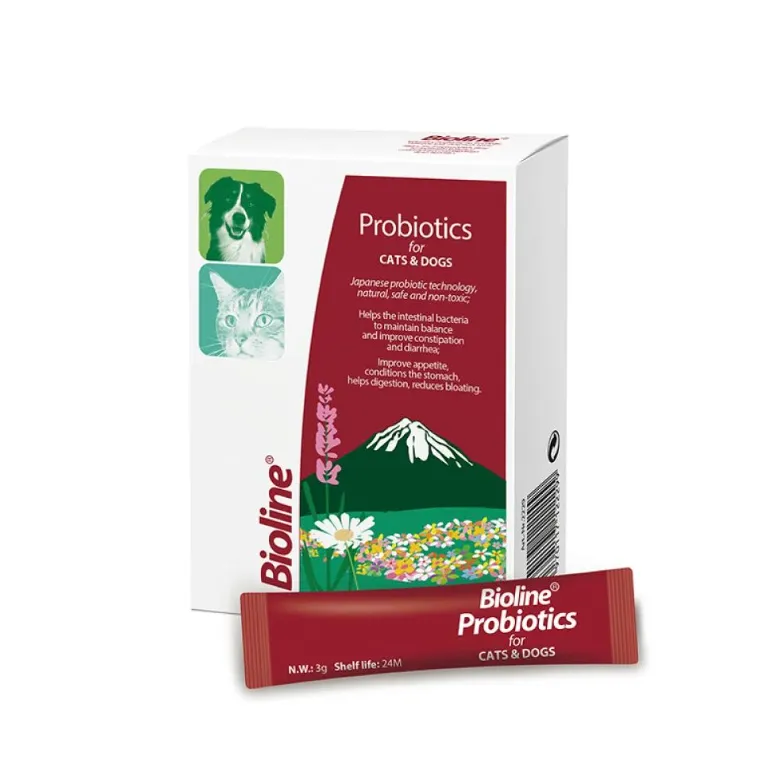 Bioline Active Probiotic for Cats & Dogs 10×3g 