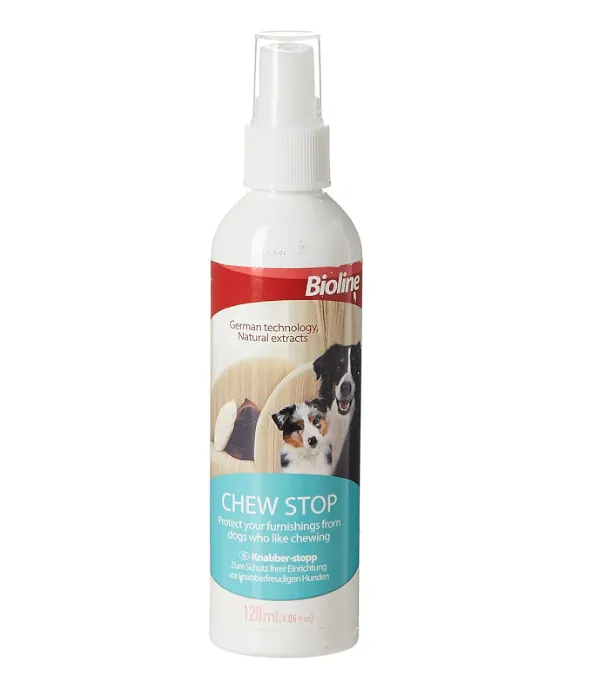 Bioline Chew Stop Dog Spray Natural Extracts 120 ml