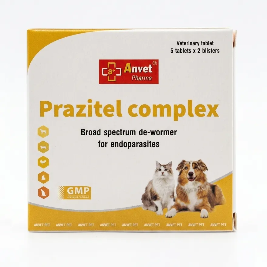 Prazitel Intestinal Worms Tablets - One tablet for treating cat worms (one tablet)