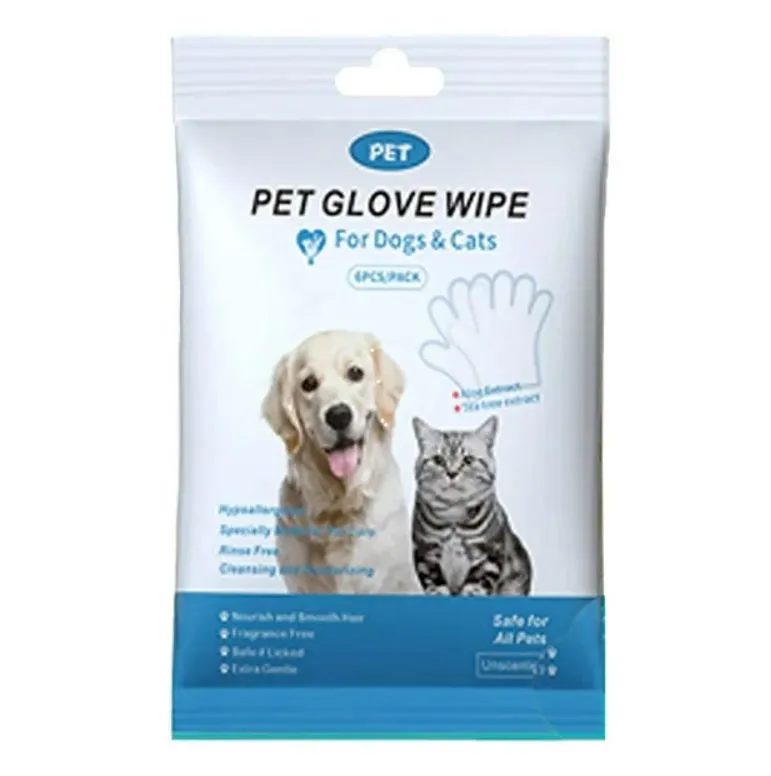 Pet Washing Glove Wipes for Dog and Cat