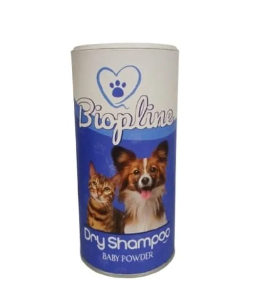 Biopline Dry Shampoo for Cats and Dogs Powder Scent 350g