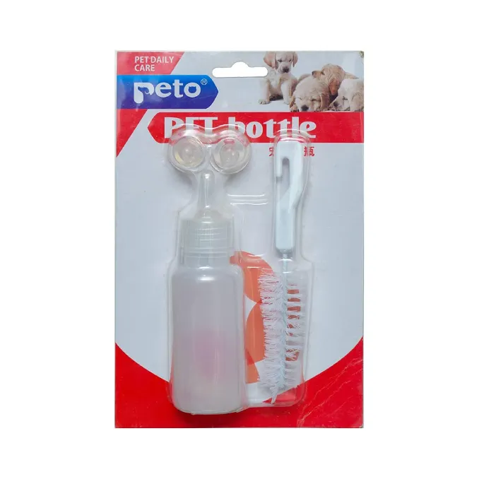 Peto 4 Peices Pet Feeding Bottle For Cats & Dogs