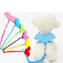 Adjustable Pet Harness & Leash Set with Angel Wings