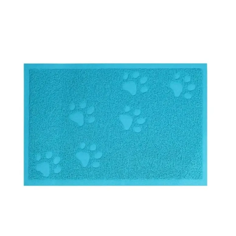 Cat Feeding Mat for Food and Water Bowls - Machine Washable, Waterproof, Eco-Friendly, No-Slip